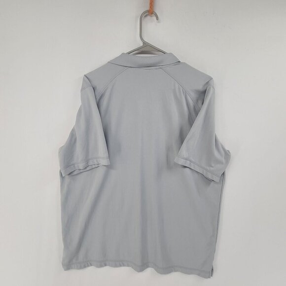 The North Face Men's Athletic Moisture Wicking  Polo Shirt Gray Size XL Gorpcore - Picture 5 of 9